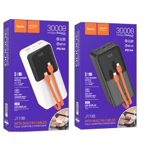  Hoco J119B Sharp charger 30000 mAh 22,5 W Black (6942007606134) 6