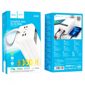 Power bank Hoco J86B 60000mAh 22.5W white 6