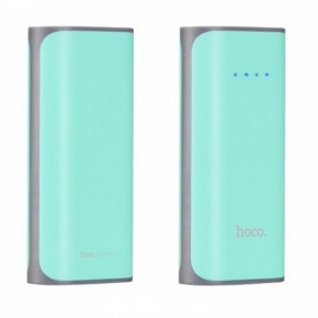  Power Bank Hoco B21 Concave pattern 5200 mAh Cyan