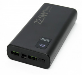  Power Bank HQ-Tech PD22.5W-20 Black, 20000mAh, 22.5W, SCP/PD, LCD