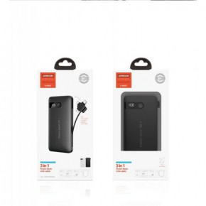 Power bank Joyroom LCD D-M202 10000 mAh |1USB/2A|  31 black 3