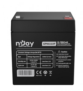   Njoy GP05122F 12V 5AH (BTVACEUOATF2FCN01B) AGM