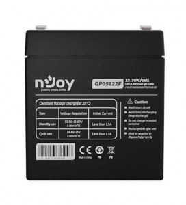   Njoy GP05122F 12V 5AH (BTVACEUOATF2FCN01B) AGM 5