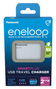   Panasonic BQ-CC87USB new, AA/AAA, Eneloop ready, USB, PowerBank, Eco Box, White 3