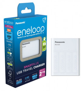   Panasonic BQ-CC87USB 4xBK-3MCDE (K-KJ87MCD40USB), PowerBank, Eco Box, White 4