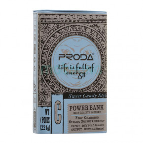   Power Bank Proda Cooltaste PPL-24 10000mAh Blue 