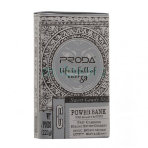   Power Bank Proda Cooltaste PPL-24 10000mAh Gray 