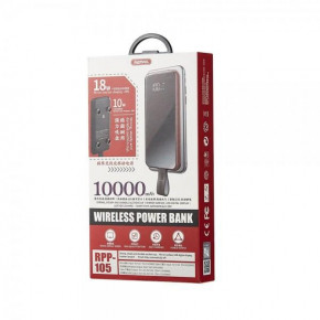  Power bank Remax RPP-105 10000 mAh |1USB/1Type-C/QC/PD/3A| black 3