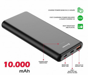   Swissten Power Line 20W 10000mAh Black 4