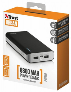  Trust Primo 8800mAh 2USB 2.1A Black (21227) 4