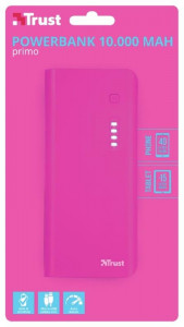  Trust Primo 10000mAh 2USB 2.1A Pink (22749) 4