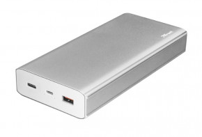  Trust Omni Plus Metal QC3.0 20000mAh 2USB 3A Silver (22790) 3