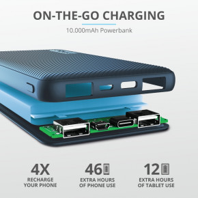    Trust Primo 10000 mAh Blue (23894) 13