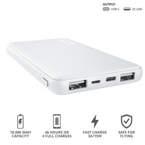    Trust Primo 10000 mAh White (23896) 9