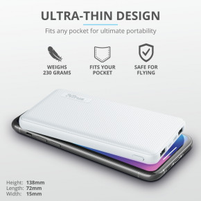    Trust Primo 10000 mAh White (23896) 13