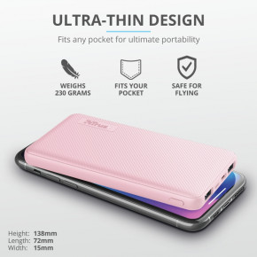    Trust Primo 10000 mAh Pink (23897) 14