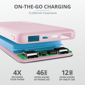    Trust Primo 10000 mAh Pink (23897) 15