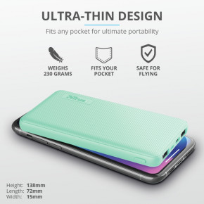    Trust Primo 10000 mAh Mint (23898) 14