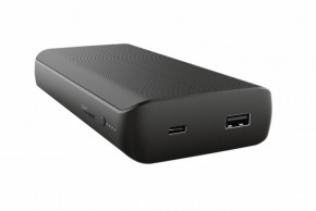 Power Bank Trust Laro 20000mAh, 65W USB-C Black