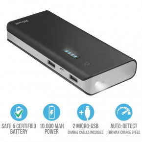   Trust Primo 10000 mAh Black (21149) 3