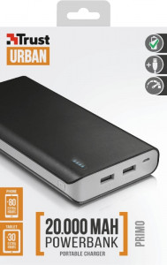   Trust Primo 20000 mAh Black 7