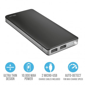   Trust Primo Thin 10000 mAh Black 7