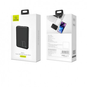 Power bank Usams USB PB10 US-CD70 10000 mAh |2USB/2.1A| black 3