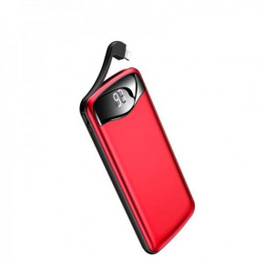 Power bank Usams US-CD90 PB28 10000 mAh |1USB/1Lightning/2.1A| red