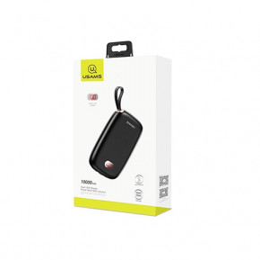 Power Bank Usams US-CD78 PB17 Dual USB With Lanyard 10000mAh Black 3