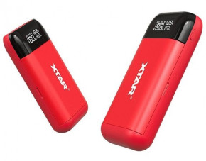 /Power Bank Case Xtar PB2S Red, 2x18650-21700, QC+PD, LCD, Box 3