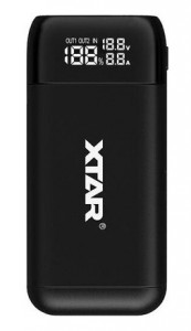 Power Bank Case Xtar PB2S Black, 2x18650-21700, QC+PD, LCD, Box