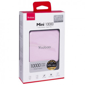   Yoobao M4 mini 10000 mAh Li-Pol Pink 3