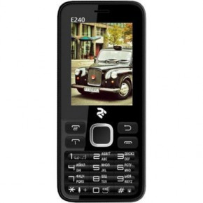   2E E240 Dual Sim Black (708744071132) *CN