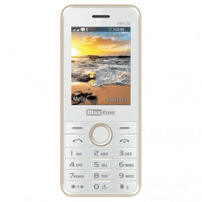   Maxcom MM136 White-Gold