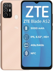  ZTE Blade A52 4/64Gb Silk Gold