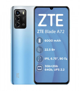  ZTE Blade A72 3/64GB Blue