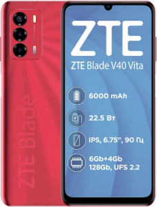  ZTE Blade V40 Vita 6/128Gb Red