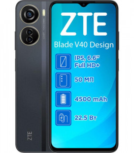  ZTE V40 Design 4/128GB Black