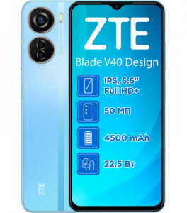  ZTE V40 Design 6/128GB Blue