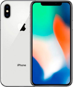  Apple iPhone X 64Gb Silver Refurbished Grade A