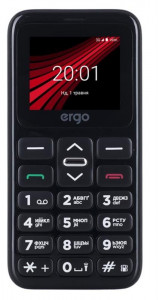   Ergo F186 Solace Dual Sim Black