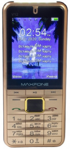   Maxfone V12 4Sim Gold *EU