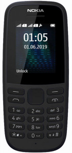   Nokia 105 Dual Sim New Black