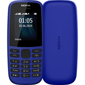   Nokia 105 Single Sim 2019 Blue