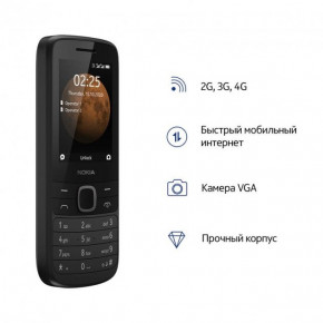   Nokia 225 4G Dual Sim Black 4