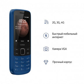   Nokia 225 4G Dual Sim Blue 5