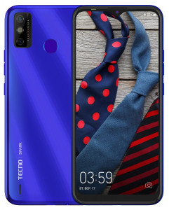  TECNO Spark 6 Go 2/32Gb (KE5) Aqua Blue (4895180762383)