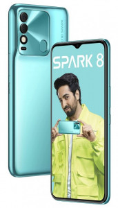  Tecno Spark 8 (Kg6k) 4/64Gb Cyan 5