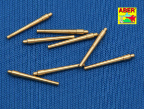 Set of 8 pcs 381 mm short barrels for ship Hood ABER (ABR700-L09)