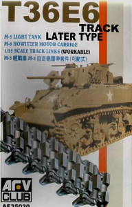 M5/M8 LIGHT TANK T36E6 TRACK AFV-Club (AF35020)